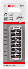 Bosch - Impact Control Serisi Vidalama Ucu 8'li PH2 *25mm