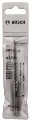 Bosch - Plus-1 Serisi, SDS-plus Kırıcı Delici Matkap Ucu 5.5*110 mm