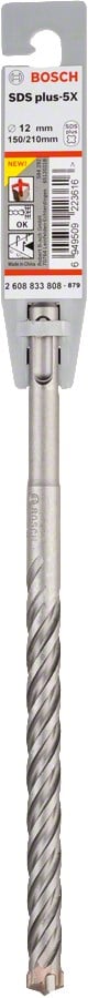 Bosch - SDS-Plus-5X Serisi Kırıcı Delici Matkap Ucu 12*210 mm
