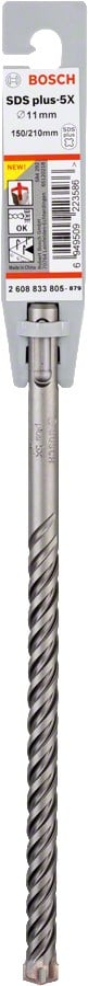 Bosch - SDS-Plus-5X Serisi Kırıcı Delici Matkap Ucu 11*210 mm