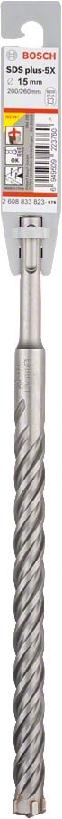 Bosch - SDS-Plus-5X Serisi Kırıcı Delici Matkap Ucu 15*260 mm