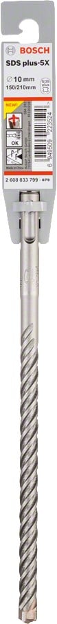 Bosch - SDS-Plus-5X Serisi Kırıcı Delici Matkap Ucu 10*210 mm
