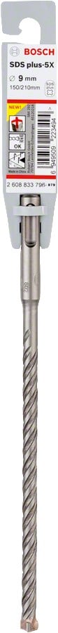 Bosch - SDS-Plus-5X Serisi Kırıcı Delici Matkap Ucu 9*210 mm