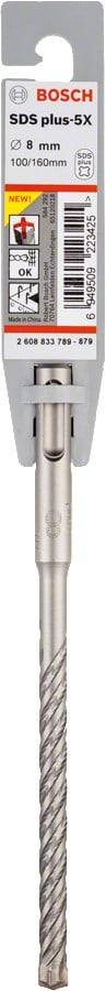 Bosch - SDS-Plus-5X Serisi Kırıcı Delici Matkap Ucu 8*160 mm