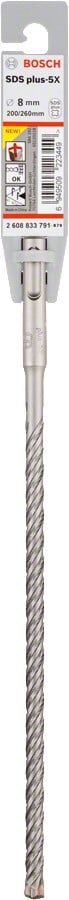 Bosch - SDS-Plus-5X Serisi Kırıcı Delici Matkap Ucu 8*260 mm