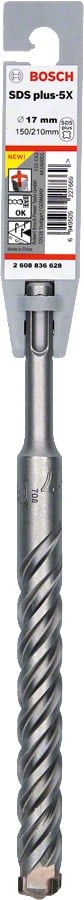 Bosch - SDS-Plus-5X Serisi Kırıcı Delici Matkap Ucu 17*210 mm