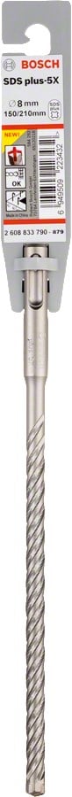 Bosch - SDS-Plus-5X Serisi Kırıcı Delici Matkap Ucu 8*210 mm