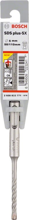 Bosch - SDS-Plus-5X Serisi Kırıcı Delici Matkap Ucu 5*110 mm