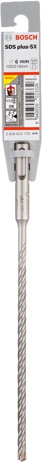 Bosch - SDS-Plus-5X Serisi Kırıcı Delici Matkap Ucu 6*210 mm