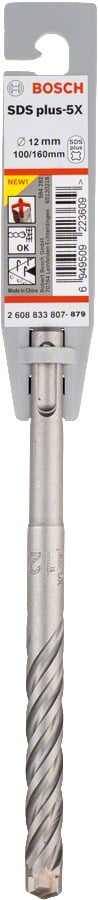 Bosch - SDS-Plus-5X Serisi Kırıcı Delici Matkap Ucu 12*160 mm