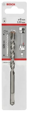 Bosch - SDS-Plus ve Altıgen Şaftlı Buat Ucu Adaptörleri için Merkezleme Ucu 8*120 mm