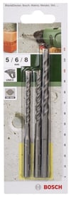Bosch - SDS-Quick, Uneo için Beton Matkap Ucu SETİ 5-6-8 mm