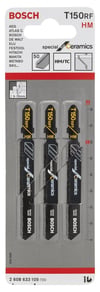 Bosch - Seramik İçin Özel T 150 RIFF Dekupaj Testeresi Bıçağı - 3'Lü Paket