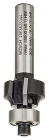 Bosch - Standard Seri Ahşap İçin Çift Oluklu, Sert Metal Bilya Yataklı Yuvarlama Frezesi 8*3*53 mm