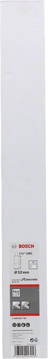 Bosch - Standard Seri Beton İçin 1 1/4'' UNC Girişli Sulu Elmas Karot Ucu 52mm