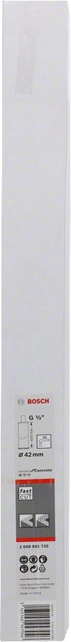 Bosch - Standard Seri Beton İçin 1/2'' Girişli Sulu Elmas Karot Ucu 42mm