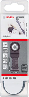 Bosch - Starlock - AIZ 32 APB - BIM Ahşap ve Metal İçin Daldırmalı Testere Bıçağı 10'lu