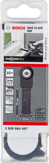 Bosch - Starlock Max - MAIZ 32 APB - BIM Ahşap ve Metal İçin Daldırmalı Testere Bıçağı 10'lu