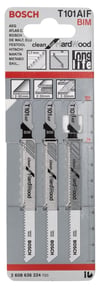 Bosch - Temiz Kesim Serisi Sert Ahşap İçin T 101 AIF Dekupaj Testeresi Bıçağı - 3'Lü Paket