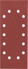 Bosch - Titreşimli Zımpara Kağıdı 10'lu, 115 x 280 mm 80 Kum 14 Delik