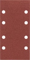 Bosch - Titreşimli Zımpara Kağıdı 10'lu, 93 x 185 mm 120 Kum 8 Delik