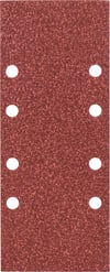 Bosch - Titreşimli Zımpara Kağıdı 10'lu, 93 x 230 mm 60 Kum 8 Delik
