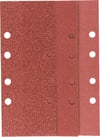 Bosch - Titreşimli Zımpara Kağıdı 10'lu Set, 93 x 230 mm 60/120/180 Kum 8 Delik