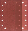 Bosch - Titreşimli Zımpara Kağıdı 10'lu Set, 115 x 230 mm 60/120/180 Kum 14 Delik