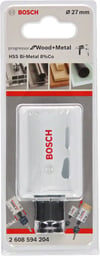 Bosch - Yeni Progressor Serisi Ahşap ve Metal için Delik Açma Testeresi (Panç) 27 mm