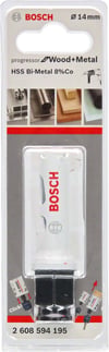 Bosch - Yeni Progressor Serisi Ahşap ve Metal için Delik Açma Testeresi (Panç) 14 mm