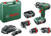 Bosch AdvancedImpact 18 Çift Akülü Darbeli Delme Vidalama Makinesi (2 x 1,5 Ah) + 3 Adaptör