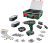 UniversalDrill 18V (2x1,5 Ah) Akülü Delme Vidalama Makinesi+ 241 parça set + Systembox S