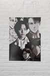 Attack On Titan Boy Ahşap Poster