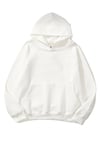 Beyaz 3 İplik Oversive Sweatshirt