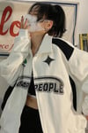 Beyaz Locapeople Unisex Hırka