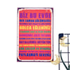 Biz Bu Evde Ahşap Poster