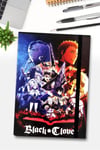Black Clover Tasarım Lastikli Defter