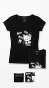 Black Kitty Kare Yaka Tam Boy Bluz