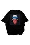 Black Skull Maske Oversize T-shirt