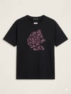 Black Taşlı Tiger Oversize T-shirt