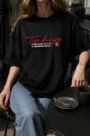 Black World Cup Türkiye Oversize T-Shirt