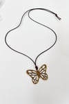 Bronze Butterfly Necklace