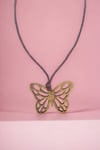 Bronze Butterfly Necklace