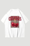 Cherries Leopar Oversize T-shirt