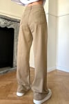 Cream Vien Straight Trousers