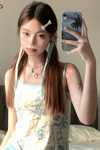 Cutie Star Girl Askılı Crop