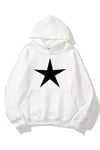 Dark Star 3 iplik Beyaz Oversize Sweatshirt