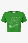 Green Frog Crop T-shirt