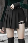 Harajuku Punk Belted Mini Shorts Skirt