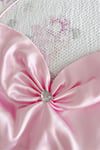 Heart Design Saten Bluz